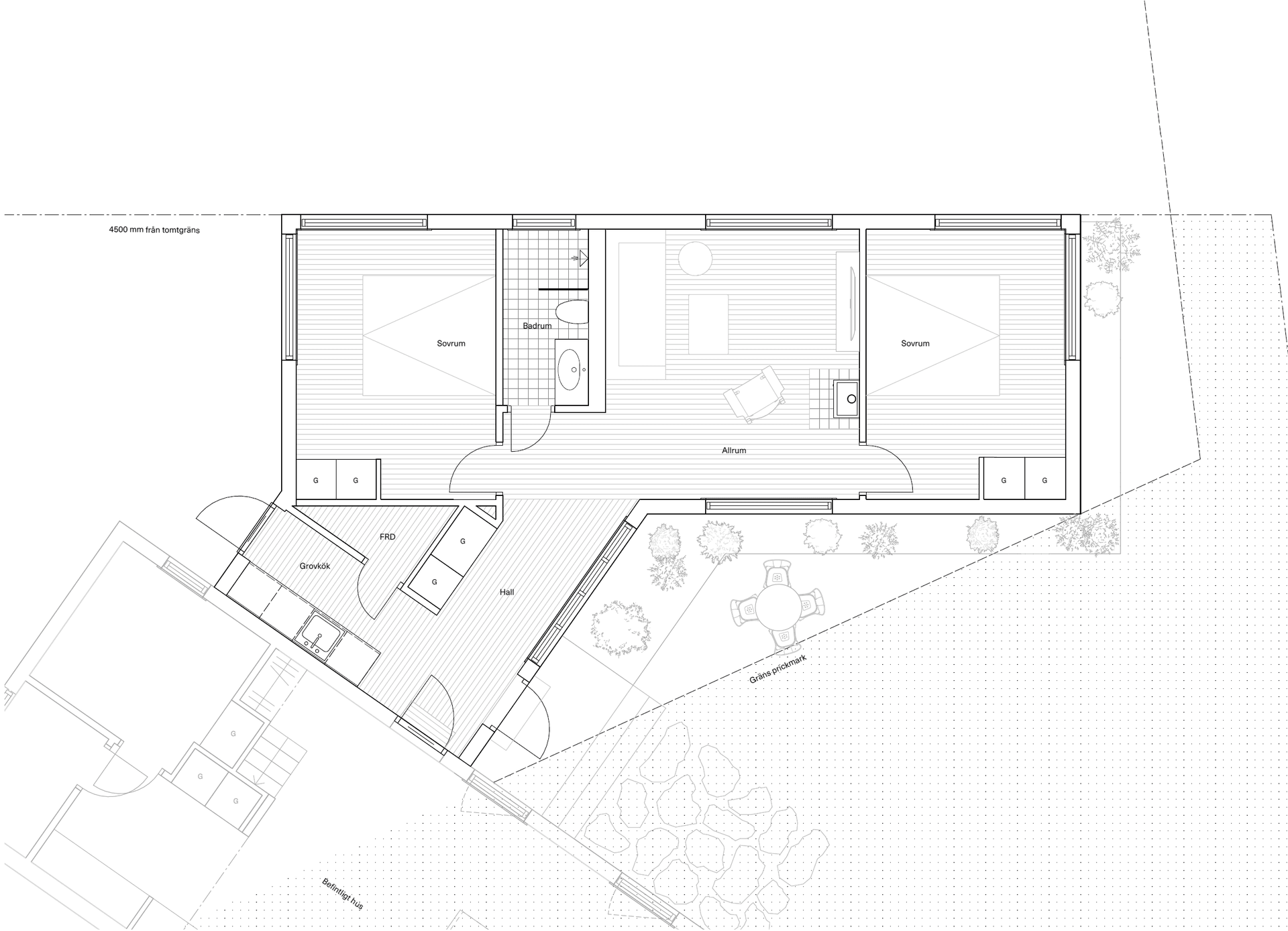Planritning hus nävekvarn